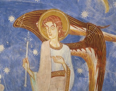 Ángel en la pared oeste de Unbekannt Unbekannt